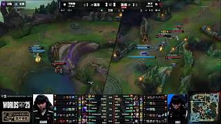 957兰博炙烤三杀 管泽元皮城执法抓爆LangX 957队1-0LangX队